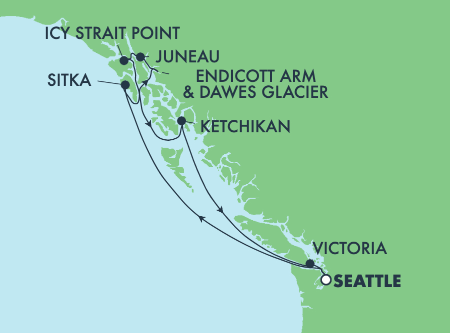Alaskan Itinerary